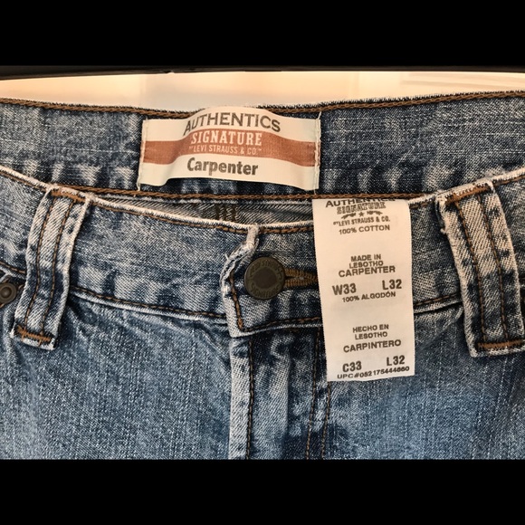 Vintage Levis signature Authentics Carpenter 33x32 - Picture 3 of 7